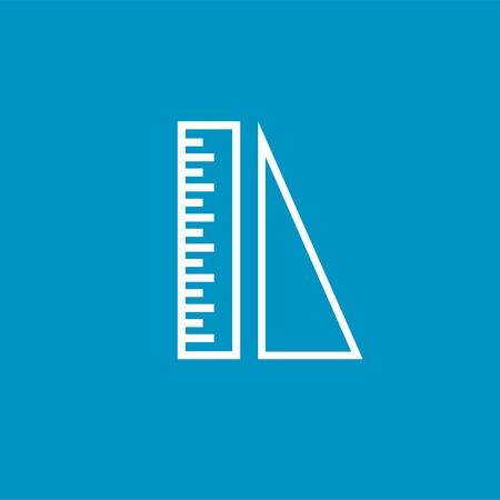 ruler triangle  buttonのイラスト素材