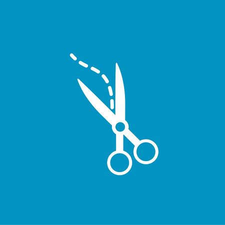 scissors cut iconのイラスト素材