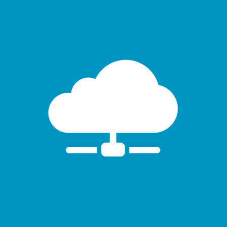 hosting cloud  iconのイラスト素材