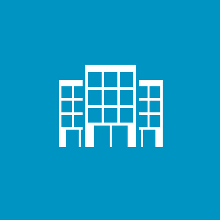 apartment building buttonのイラスト素材