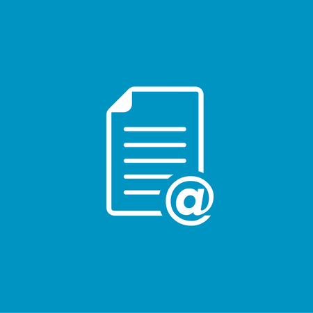 document with address page buttonのイラスト素材