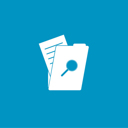 folder search iconのイラスト素材