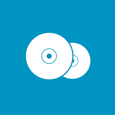 compact disc iconのイラスト素材