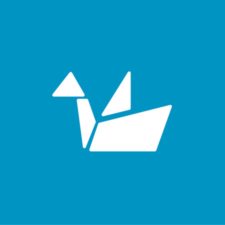 bird paper iconのイラスト素材