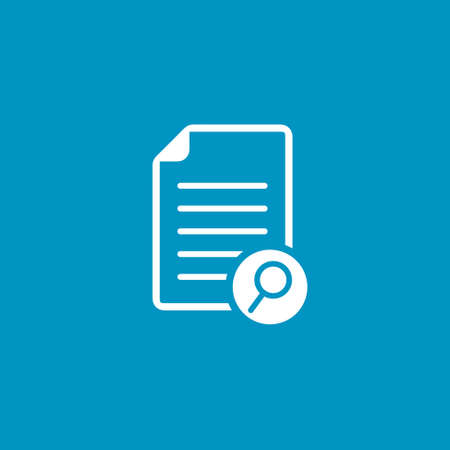 document with search iconのイラスト素材