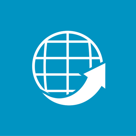 globe Arrowのイラスト素材