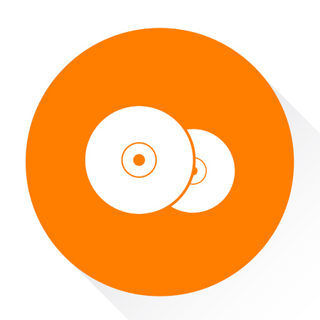 compact disc iconのイラスト素材