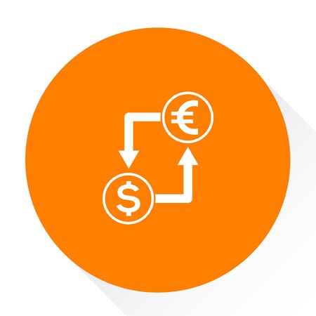 money exchange iconのイラスト素材