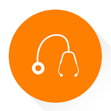stethoscope iconのイラスト素材