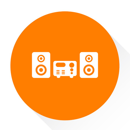 stereo system iconのイラスト素材