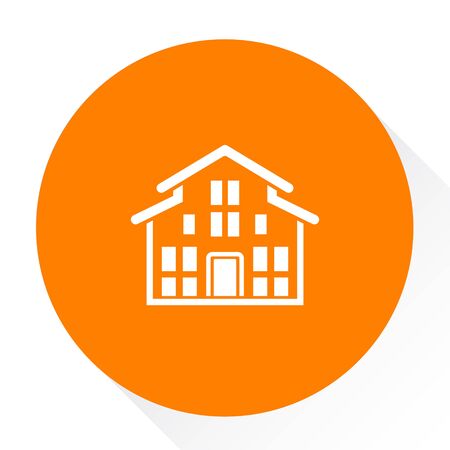 villa iconのイラスト素材