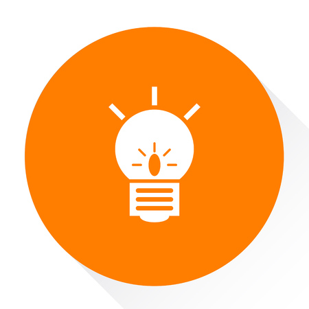 lightbulb iconのイラスト素材