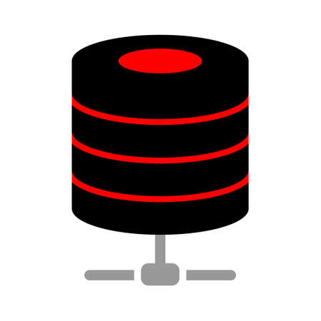 server database  connections, computer backup storage illustration, information symbolのイラスト素材