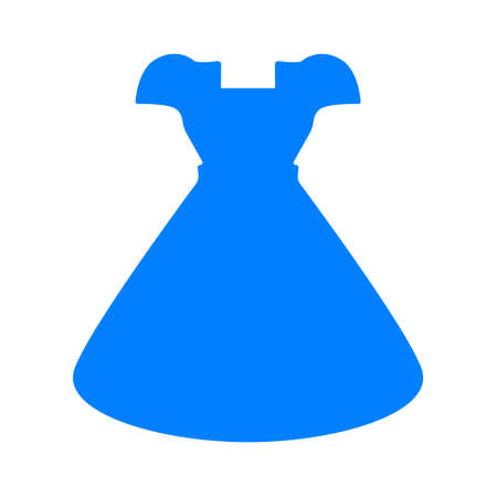 fashion model symbol, vector elegant woman dress illustrationのイラスト素材