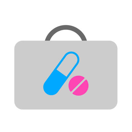 vector medical pills illustration -  medicine icon, drug symbolのイラスト素材