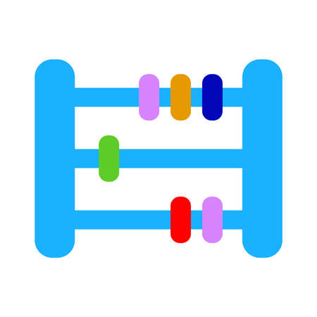 Abacus icon - education icon - mathematics school - symbolのイラスト素材