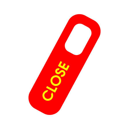 close tag - Close sign flat icon illustrationのイラスト素材