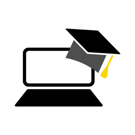 school Icons, vector education icons, university graduation icons, learning diplomaのイラスト素材