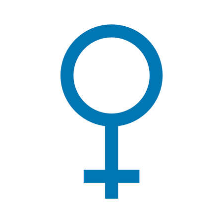 love illustration of female sex symbol on isolated white background - romantic concept signのイラスト素材