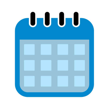 calendar icon, vector calendar icon, event symbolのイラスト素材