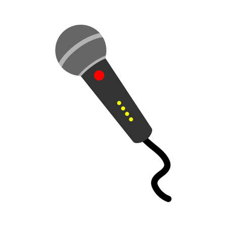 Microphone icon, communication icon, audio record micのイラスト素材