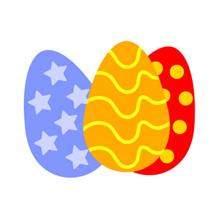 vector easter egg illustration - holiday decoration - abstract celebration elementのイラスト素材
