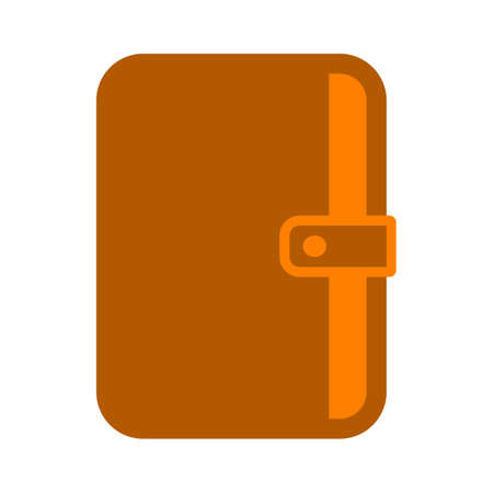 address book icon-contact illustration- directory vector-telephone isolated-bookmark icon-notebook illustrationのイラスト素材