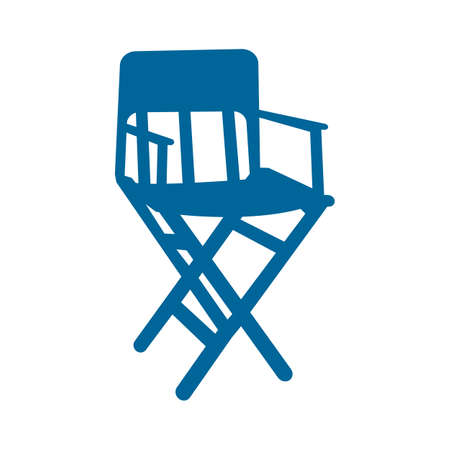 chair director icon - From Movie and film icons setのイラスト素材