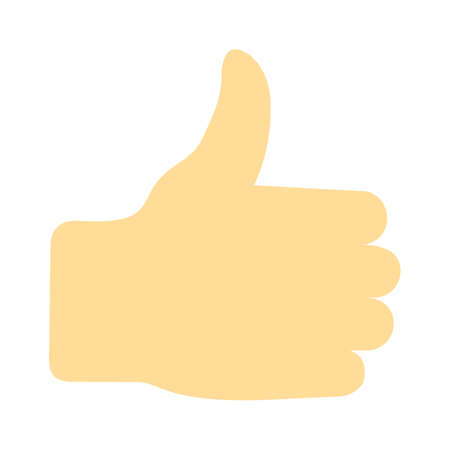 like icon- flat illustration of like vector icon, social sign symbolのイラスト素材