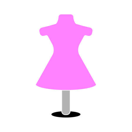 mannequin icon. Logo element illustration. mannequin design. colored collection. mannequin concept. Can be used in web and mobileのイラスト素材