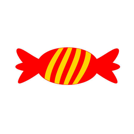 candy icon. flat illustration of candy - vector icon. candy sign symbolのイラスト素材
