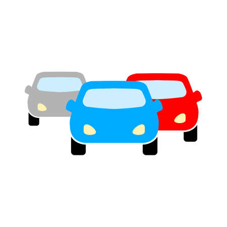 vector traffic cars illustration design - driving iconのイラスト素材