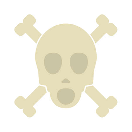 skull-and-bones icon - skull-and-bones isolated,poison symbol illustration- Vector pirateのイラスト素材