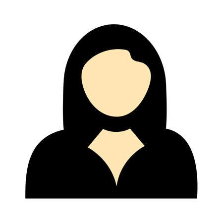 woman icon - Woman vector icon design, beauty logo templateのイラスト素材