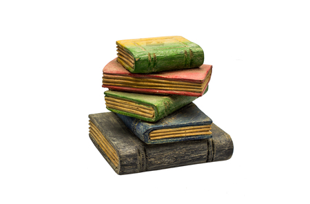 Book statue on isolated backgroundの写真素材