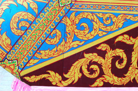 thai  painting patternの写真素材