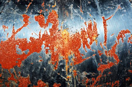 Rusty metal grunge backgroundの写真素材