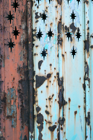 Rusty metal grunge backgroundの写真素材