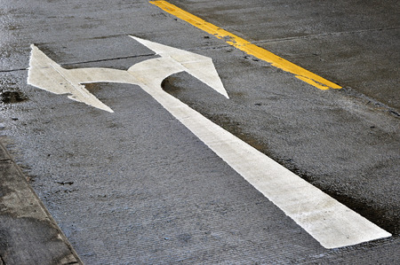 arrow signの写真素材