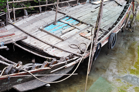 broken boat