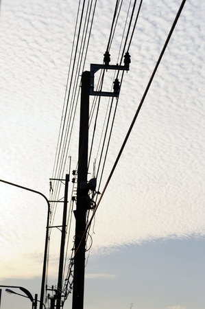electric lineの写真素材