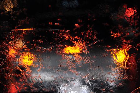 water drop on mirrorのeditorial素材