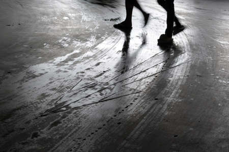 people walkの写真素材