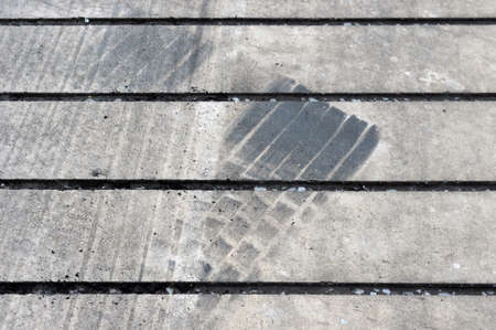 tire trackの写真素材