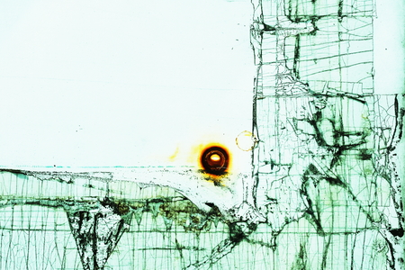 old making tape on metalの写真素材