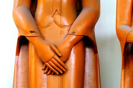 wood statueの写真素材