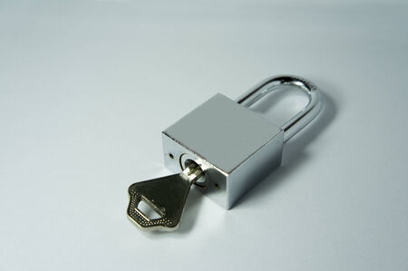 Padlock with key