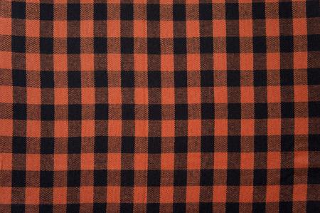 Red anb Black checkered tablecloth texture background with copy spaceの写真素材
