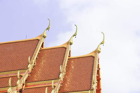 Thai temple golden roof