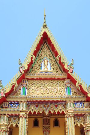 Thai gold temple roofの写真素材